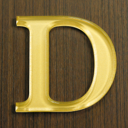 D-Letter : Cut introduction｜ Non-lit Letter Sign | Products | Total ...